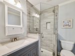 Master Bathroom with Shower Only at 1H Beachwood Place